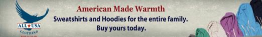 Hoodies made in the USA